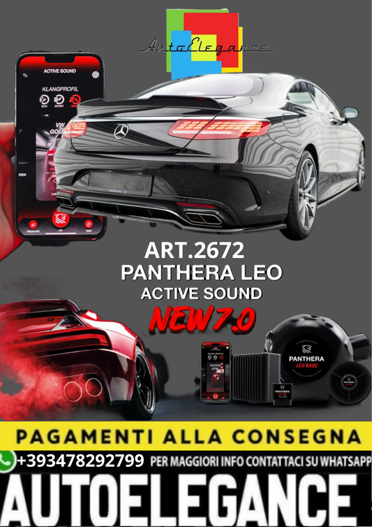 💥💣 ART.2672 PANTHERA SOUND SYSTEM ADATTO PER MERCEDES-BENZ S C217 AMG💣💥