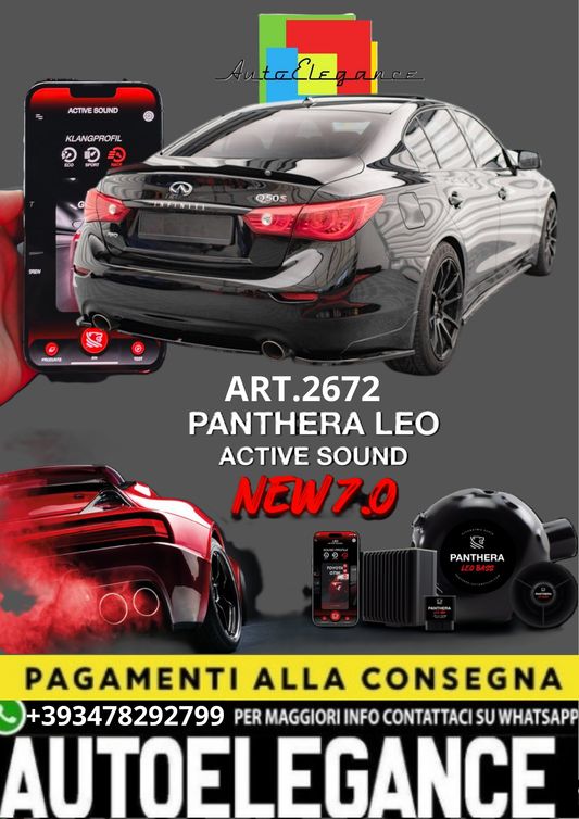 💥💣 ART.2672 PANTHERA SOUND SYSTEM ADATTO PER INFINITI Q50 💣💥