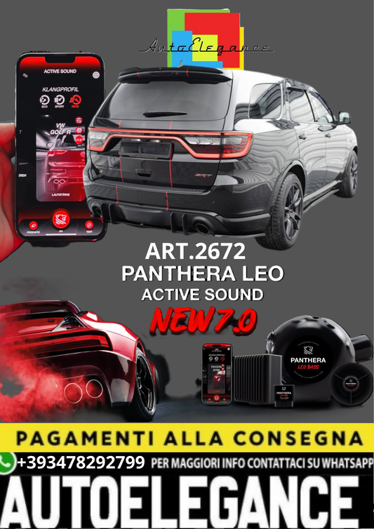 💥💣 ART.2672 PANTHERA SOUND SYSTEM ADATTO PER DODGE DURANGO SRT 💣💥