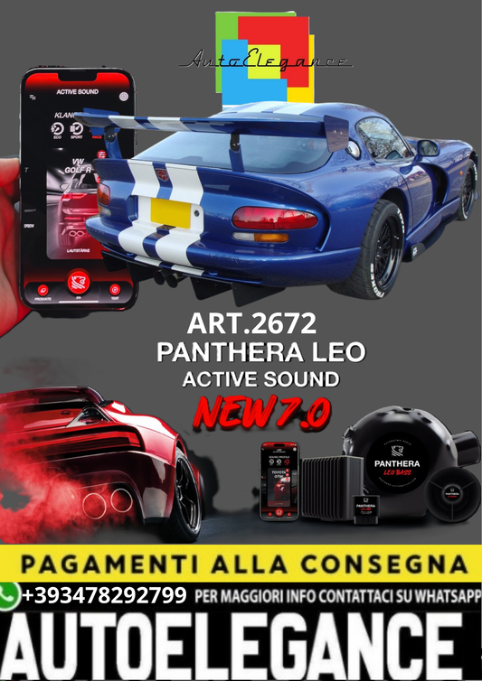 💥💣 ART.2672 PANTHERA SOUND SYSTEM ADATTO PER DODGE VIPER GTS 💣💥