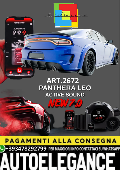 💥💣 ART.2672 PANTHERA SOUND SYSTEM ADATTO PER DODGE CHARGER RT/SRT 💣💥