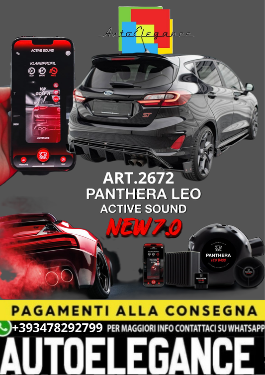 💥💣 ART.2672 PANTHERA SOUND SYSTEM ADATTO PER FORD FIESTA ST MK8 💣💥