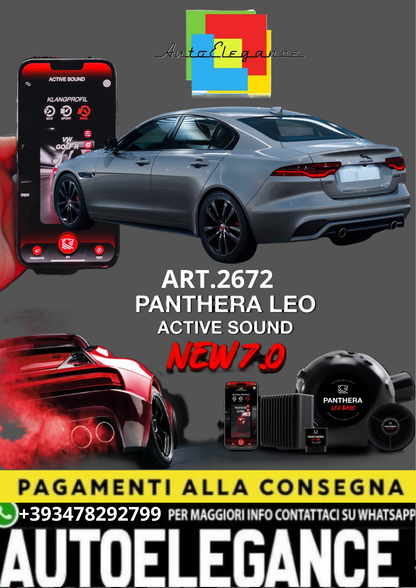 💥💣 ART.2672 PANTHERA SOUND SYSTEM ADATTO PER JAGUAR XE 💣💥