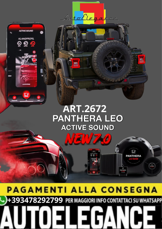 💥💣 ART.2672 PANTHERA SOUND SYSTEM ADATTO PER JEEP WRANGLER 💣💥