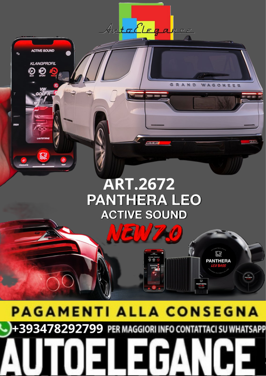 💥💣 ART.2672 PANTHERA SOUND SYSTEM ADATTO PER JEEP WAGONEER 💣💥
