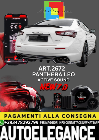 💥💣 ART.2672 PANTHERA SOUND SYSTEM ADATTO PER MASERATI GHIBLI 💣💥