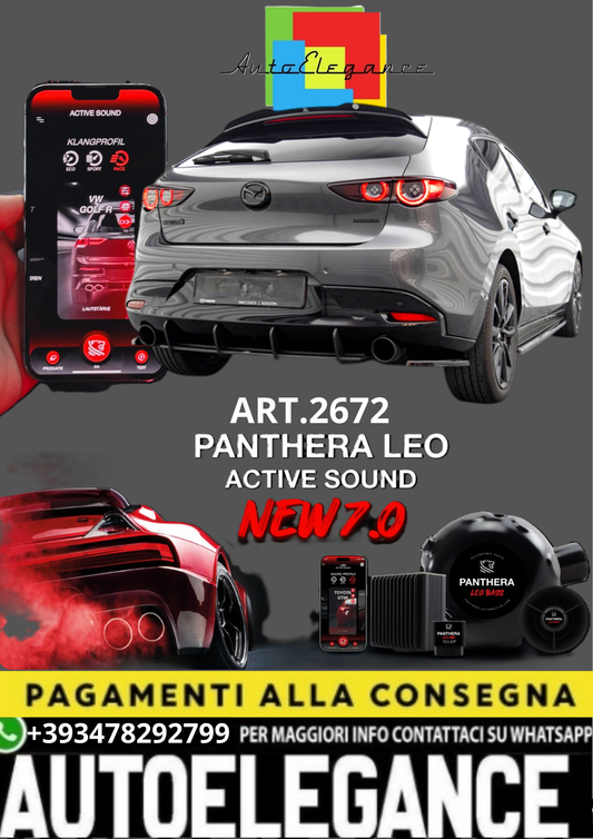 💥💣 ART.2672 PANTHERA SOUND SYSTEM ADATTO PER MAZDA 3 💣💥