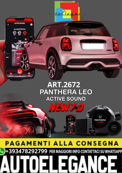 💥💣 ART.2672 PANTHERA SOUND SYSTEM ADATTO PER MINI COOPER-S 💣💥
