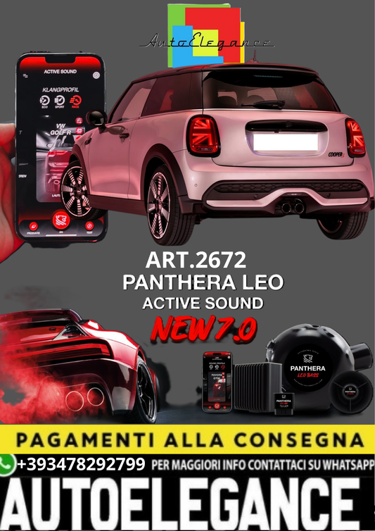 💥💣 ART.2672 PANTHERA SOUND SYSTEM ADATTO PER MINI COOPER-S 💣💥