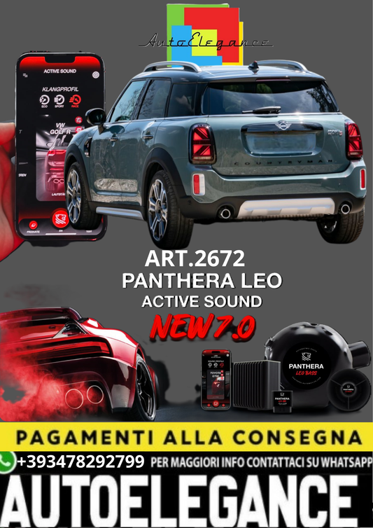 💥💣 ART.2672 PANTHERA SOUND SYSTEM ADATTO PER MINI COUNTRYMAN 💣💥