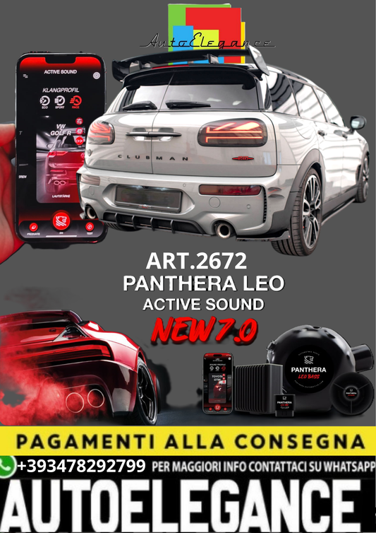 💥💣 ART.2672 PANTHERA SOUND SYSTEM ADATTO PER MINI CLUBMAN 💣💥