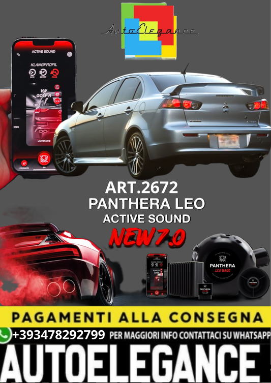 💥💣 ART.2672 PANTHERA SOUND SYSTEM ADATTO PER MITSUBISHI LANCER GT 💣💥