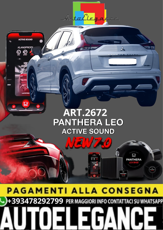 💥💣 ART.2672 PANTHERA SOUND SYSTEM ADATTO PER MITSUBISHI ECLIPSE 💣💥