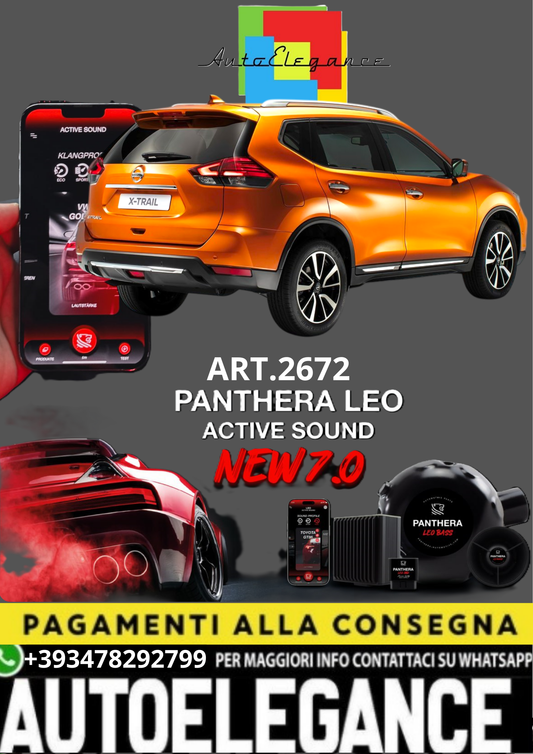 💥💣 ART.2672 PANTHERA SOUND SYSTEM ADATTO PER NISSAN X-TRAIL 💣💥