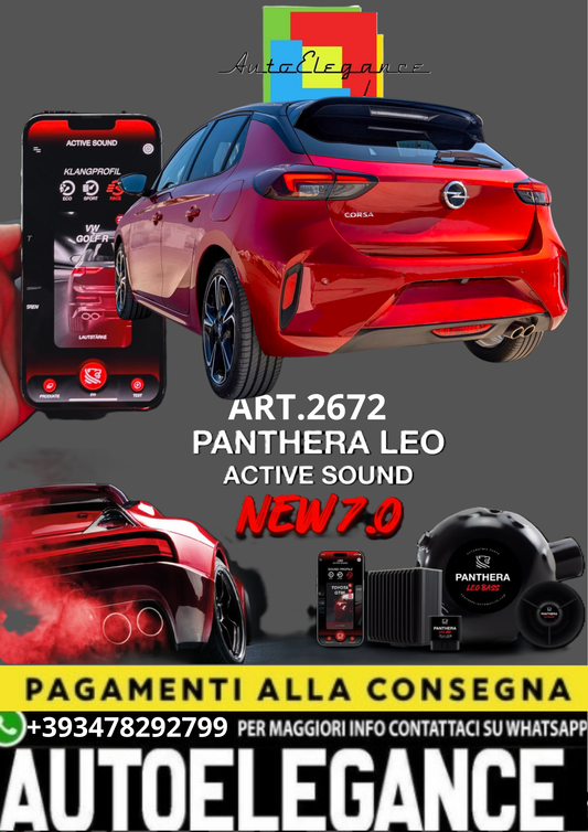 💥💣 ART.2672 PANTHERA SOUND SYSTEM ADATTO PER OPEL CORSA 💣💥