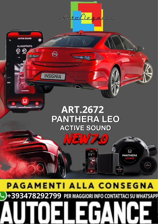 💥💣 ART.2672 PANTHERA SOUND SYSTEM ADATTO PER OPEL INSIGNIA 💣💥