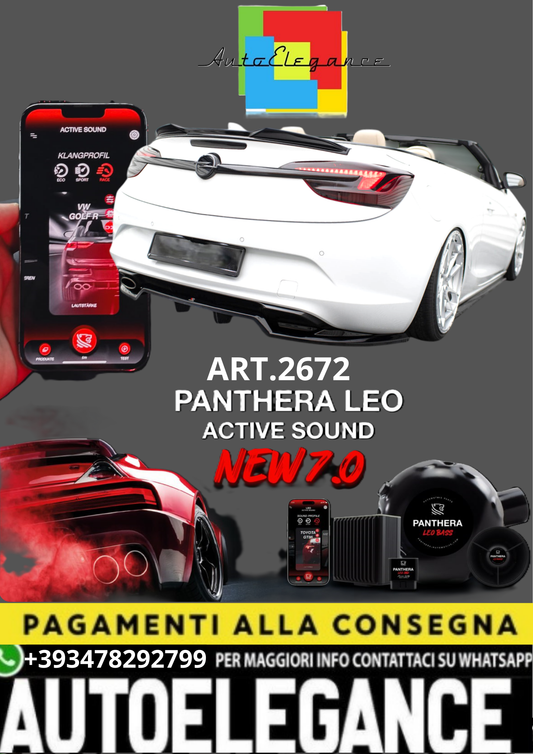 💥💣 ART.2672 PANTHERA SOUND SYSTEM ADATTO PER OPEL CASCADA 💣💥
