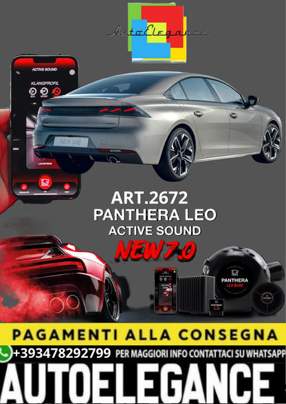 💥💣 ART.2672 PANTHERA SOUND SYSTEM ADATTO PER PEUGEOT 508 💣💥