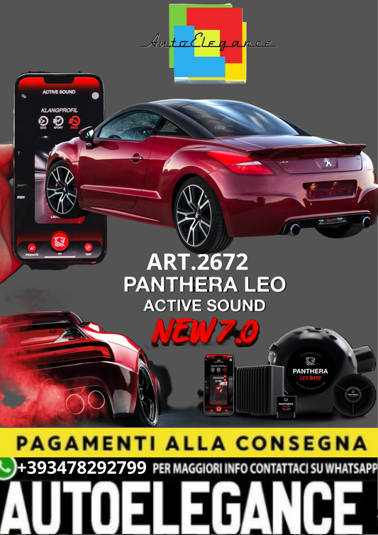 💥💣 ART.2672 PANTHERA SOUND SYSTEM ADATTO PER PEUGEOT RCZ 💣💥