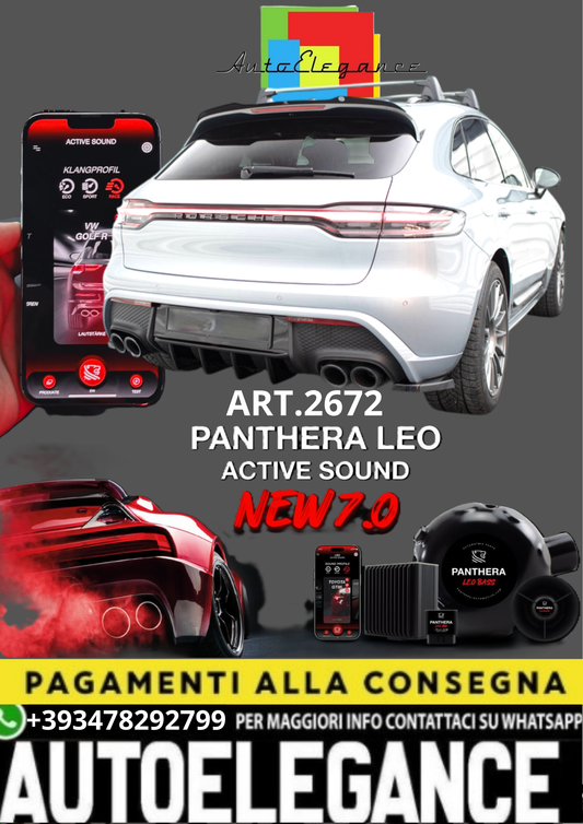 💥💣 ART.2672 PANTHERA SOUND SYSTEM ADATTO PER PORSCHE MACAN 💣💥