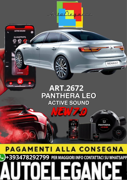 💥💣 ART.2672 PANTHERA SOUND SYSTEM ADATTO PER RENAULT TALISMAN 💣💥