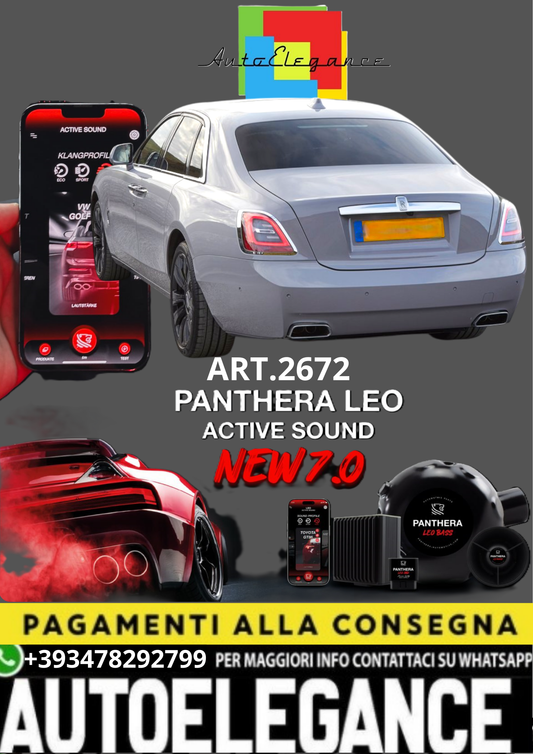 💥💣 ART.2672 PANTHERA SOUND SYSTEM ADATTO PER ROLLS ROYCE GHOST 💣💥