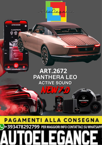 💥💣 ART.2672 PANTHERA SOUND SYSTEM ADATTO PER ROLLS ROYCE BOAT TAIL 💣💥