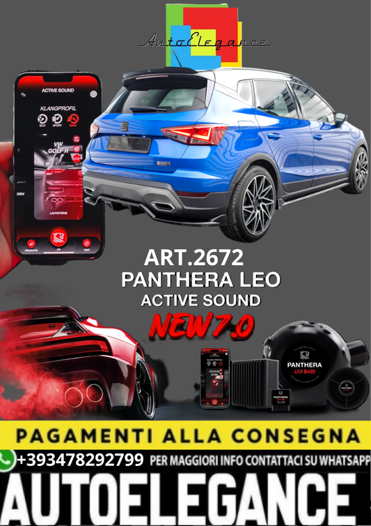💥💣 ART.2672 PANTHERA SOUND SYSTEM ADATTO PER SEAT ARONA 💣💥