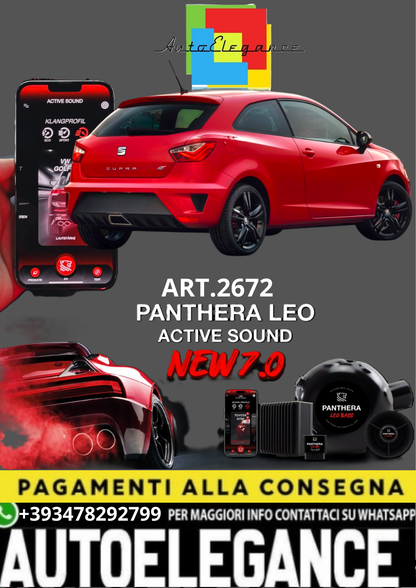 💥💣 ART.2672 PANTHERA SOUND SYSTEM ADATTO PER SEAT IBIZA CUPRA 💣💥