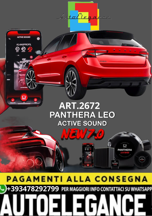 💥💣 ART.2672 PANTHERA SOUND SYSTEM ADATTO PER SKODA FABIA MONTE CARLO💣💥