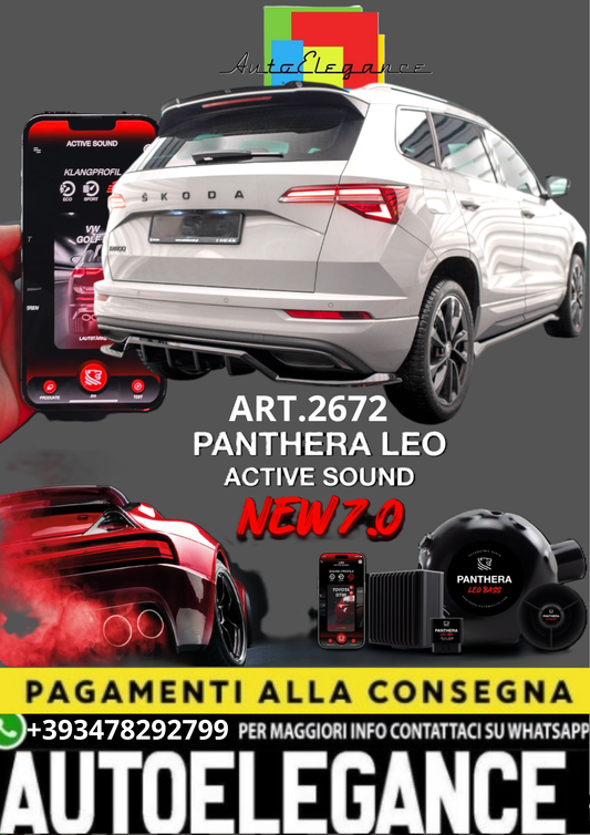 💥💣 ART.2672 PANTHERA SOUND SYSTEM ADATTO PER SKODA KAROQ💣💥