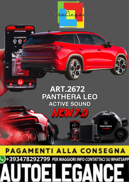 💥💣 ART.2672 PANTHERA SOUND SYSTEM ADATTO PER SKODA KODIAQ 💣💥