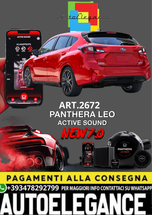 💥💣 ART.2672 PANTHERA SOUND SYSTEM ADATTO PER SUBARU IMPREZA 💣💥