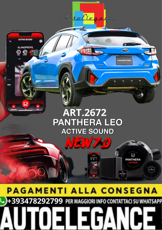 💥💣 ART.2672 PANTHERA SOUND SYSTEM ADATTO PER SUBARU CROSSTREK 💣💥