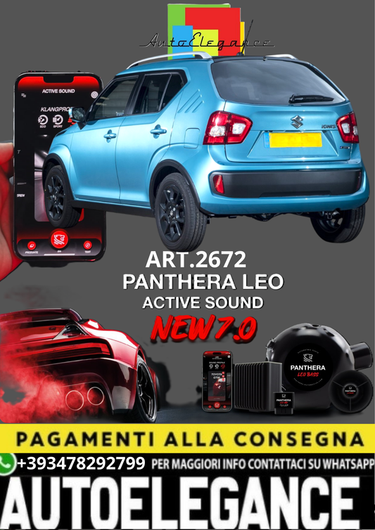 💥💣 ART.2672 PANTHERA SOUND SYSTEM ADATTO PER SUZUKI IGNIS 💣💥