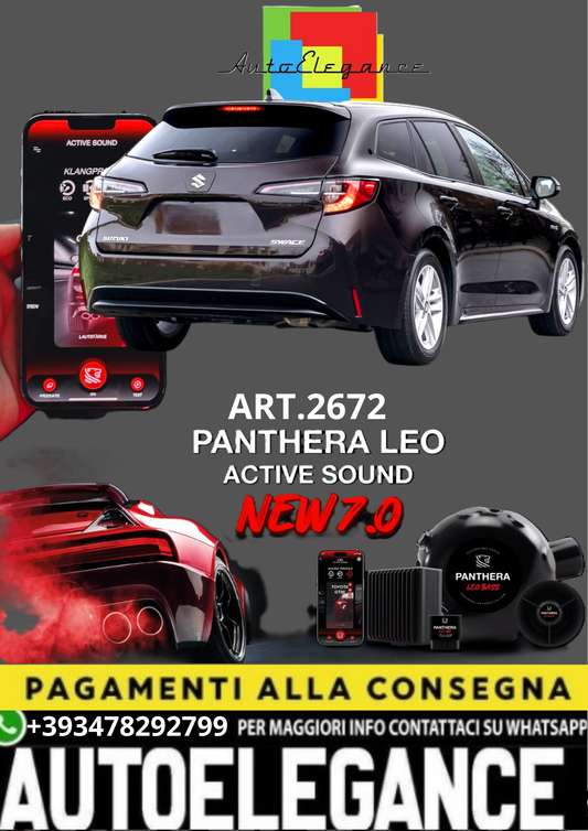 💥💣 ART.2672 PANTHERA SOUND SYSTEM ADATTO PER SUZUKI SWACE 💣💥