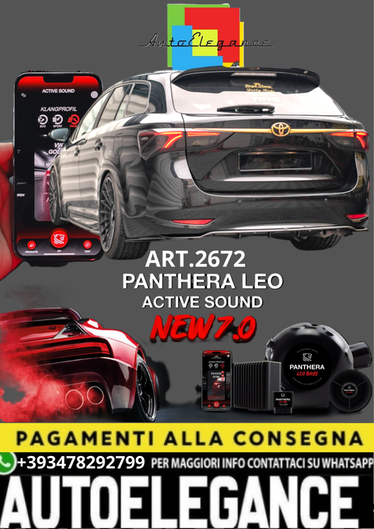 💥💣 ART.2672 PANTHERA SOUND SYSTEM ADATTO PER TOYOTA AVENSIS 💣💥