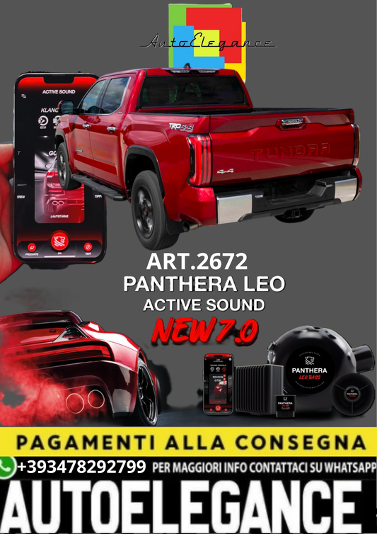 💥💣 ART.2672 PANTHERA SOUND SYSTEM ADATTO PER TOYOTA TACOMA 💣💥