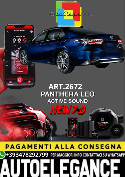 💥💣 ART.2672 PANTHERA SOUND SYSTEM ADATTO PER TOYOTA CAMRY 💣💥