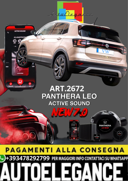 💥💣 ART.2672 PANTHERA SOUND SYSTEM ADATTO PER VOLKSWAGEN T-CROSS 💣💥
