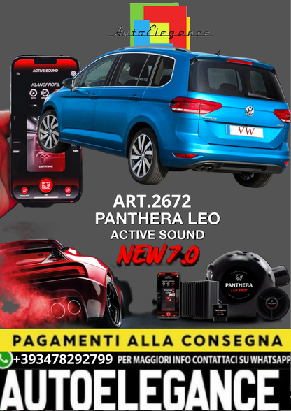💥💣 ART.2672 PANTHERA SOUND SYSTEM ADATTO PER VOLKSWAGEN TOURAN 💣💥