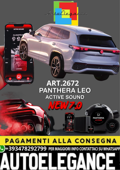 💥💣 ART.2672 PANTHERA SOUND SYSTEM ADATTO PER VOLKSWAGEN TAYRON 💣💥