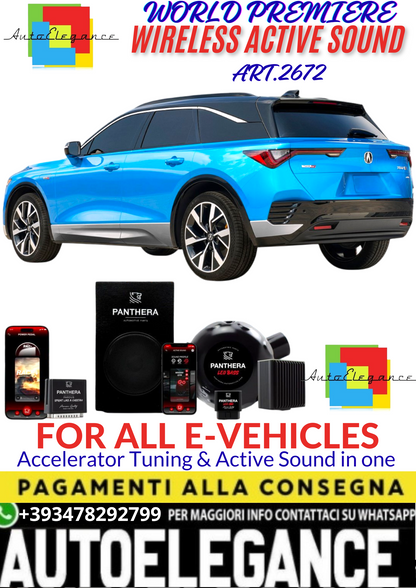 💥💣 ART.2672 PANTHERA WIRELESS ACTIVE SOUND SYSTEM ADATTO PER ACURA ZDX EV💣💥