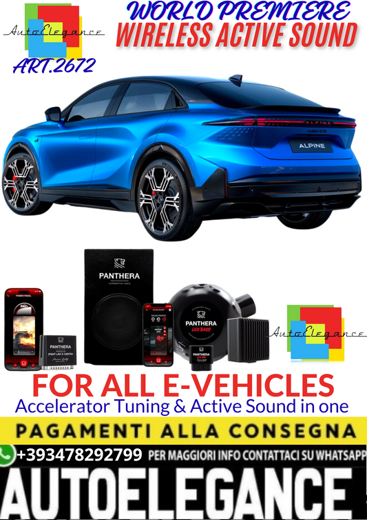 💥💣 ART.2672 PANTHERA WIRELESS ACTIVE SOUND SYSTEM ADATTO PER ALPINE A390 EV💣💥