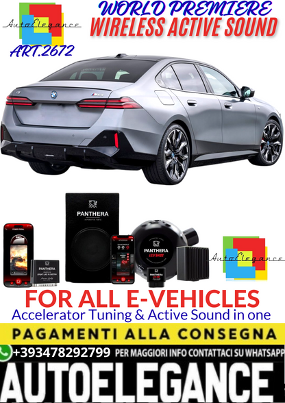💥💣 ART.2672 PANTHERA WIRELESS ACTIVE SOUND SYSTEM ADATTO PER BMW i5 EV💣💥