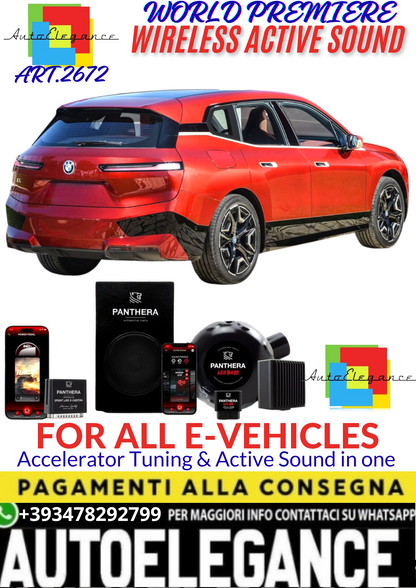 💥💣 ART.2672 PANTHERA WIRELESS ACTIVE SOUND SYSTEM ADATTO PER BMW iX EV💣💥