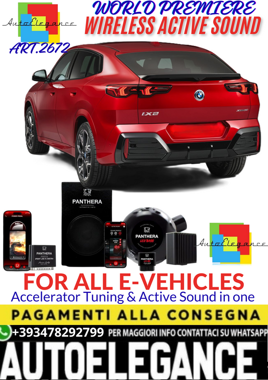 💥💣 ART.2672 PANTHERA WIRELESS ACTIVE SOUND SYSTEM ADATTO PER BMW iX2 EV💣💥