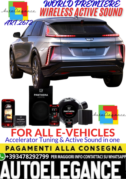 💥💣 ART.2672 PANTHERA WIRELESS ACTIVE SOUND SYSTEM ADATTO PER CADILLAC LYRIQ EV💣💥