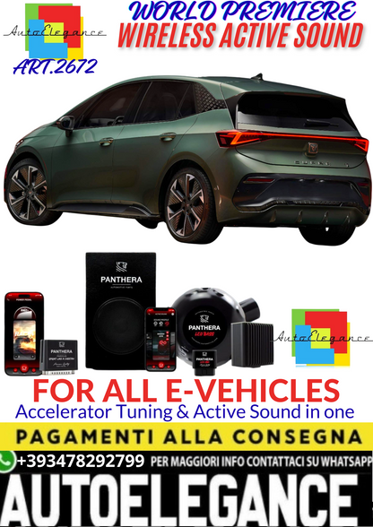 💥💣 ART.2672 PANTHERA WIRELESS ACTIVE SOUND SYSTEM ADATTO PER CUPRA BORN VZ EV💣💥