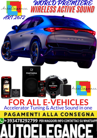 💥💣 ART.2672 PANTHERA WIRELESS ACTIVE SOUND SYSTEM ADATTO PER CUPRA TAVASCAN EV💣💥